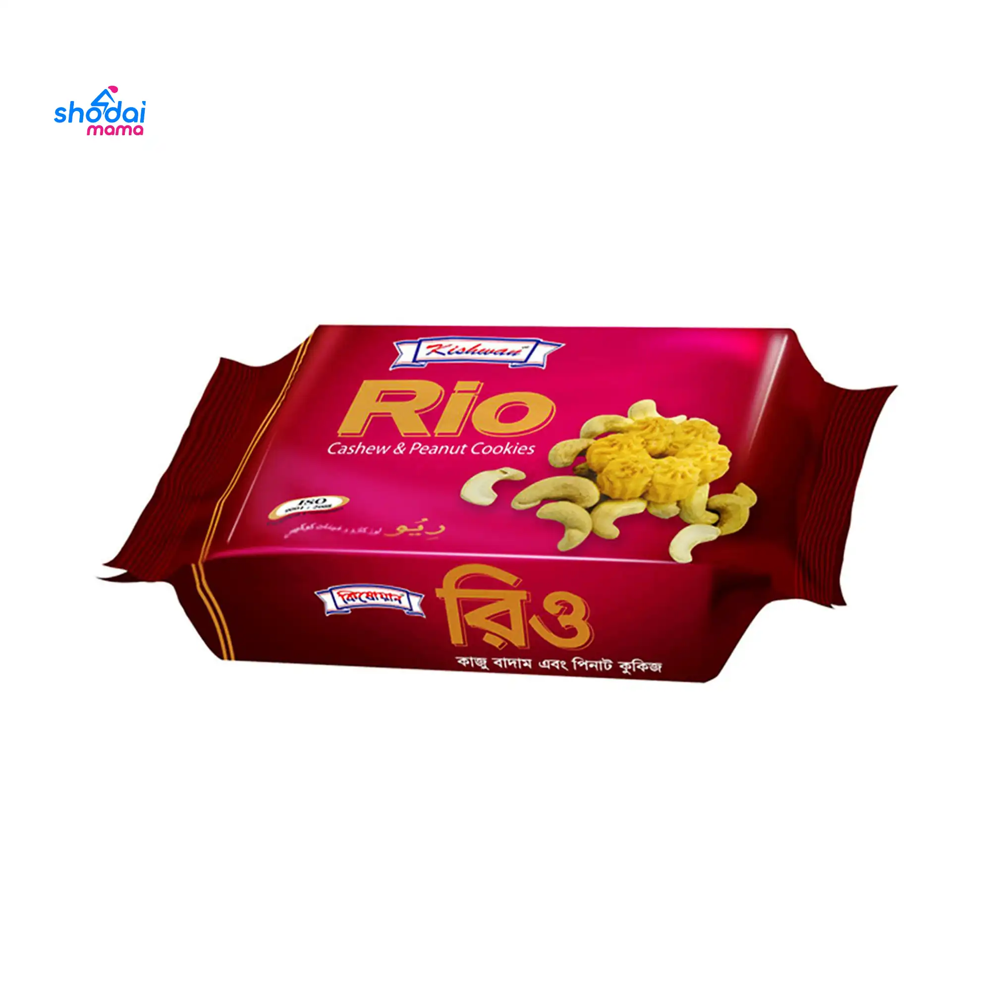 Kishwan Rio Cashew & Peanut Cookies Biscuit 230gm